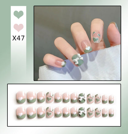 Faux Ongles Nœud Mignon | Manucure Adorable & Style Tendance