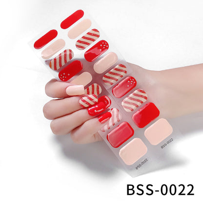 Stickers Ongles Gel Semi-Curés | Manucure Brillante & Pose Facile
