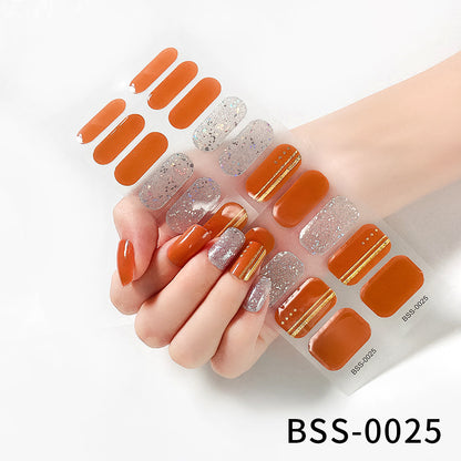 Stickers Ongles Gel Semi-Curés | Manucure Brillante & Pose Facile