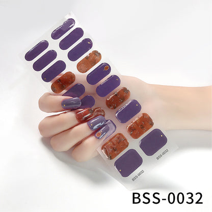 Stickers Ongles Gel Semi-Curés | Manucure Brillante & Pose Facile