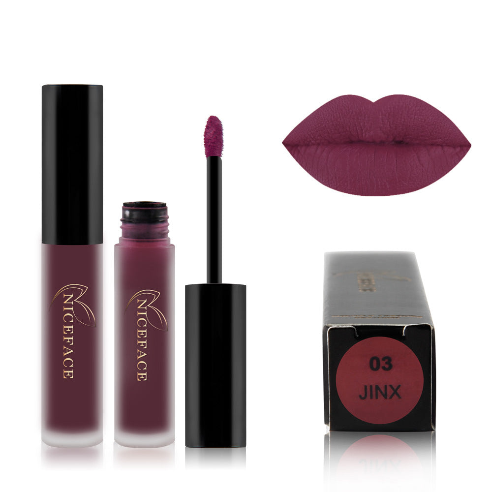 Gloss à Lèvres Mat Brume | Couleur Élégante & Fini Velouté