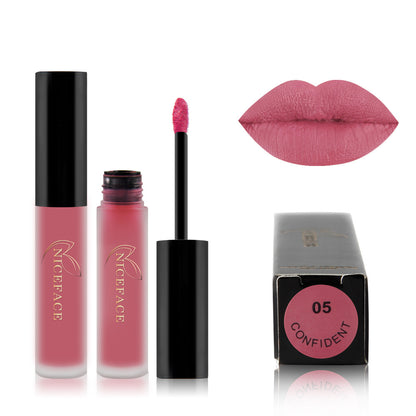 Gloss à Lèvres Mat Brume | Couleur Élégante & Fini Velouté