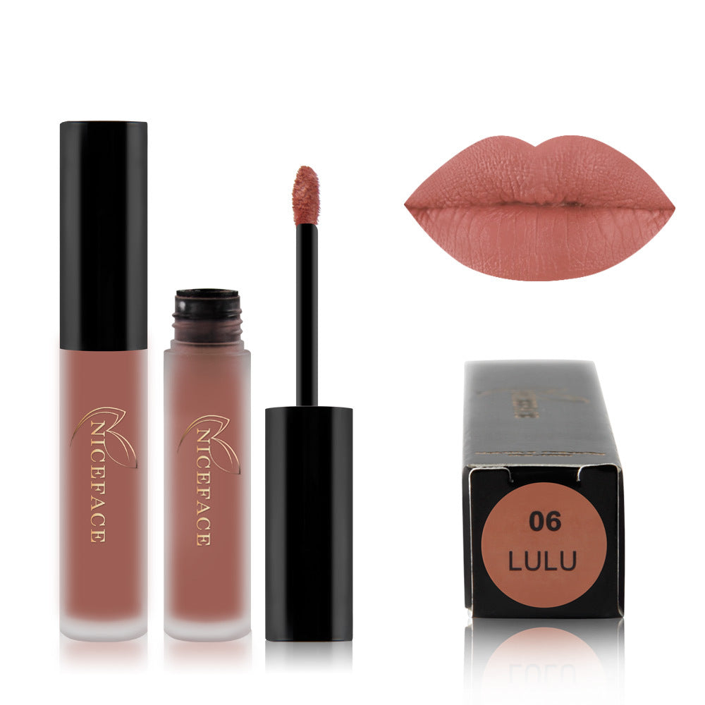 Gloss à Lèvres Mat Brume | Couleur Élégante & Fini Velouté