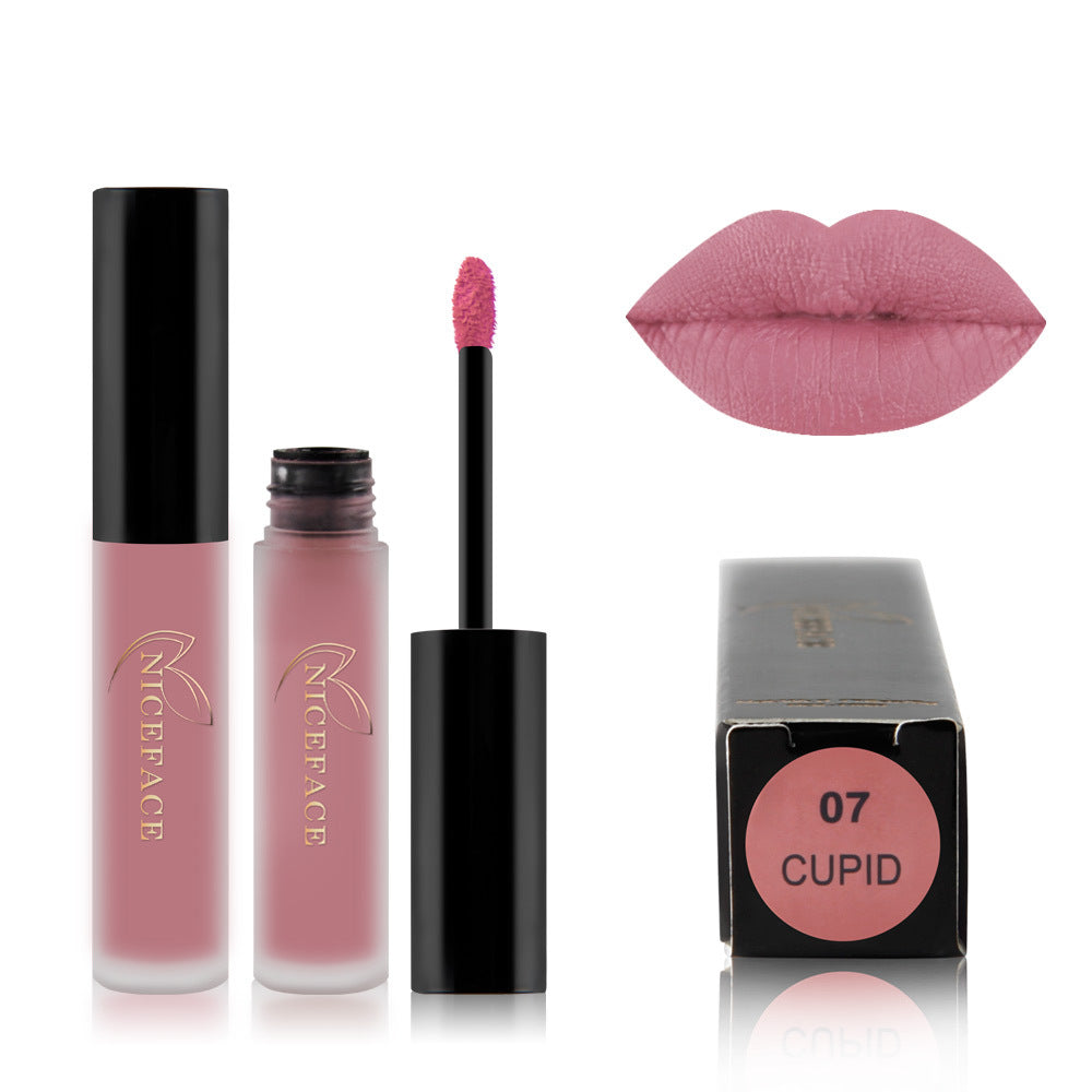 Gloss à Lèvres Mat Brume | Couleur Élégante & Fini Velouté