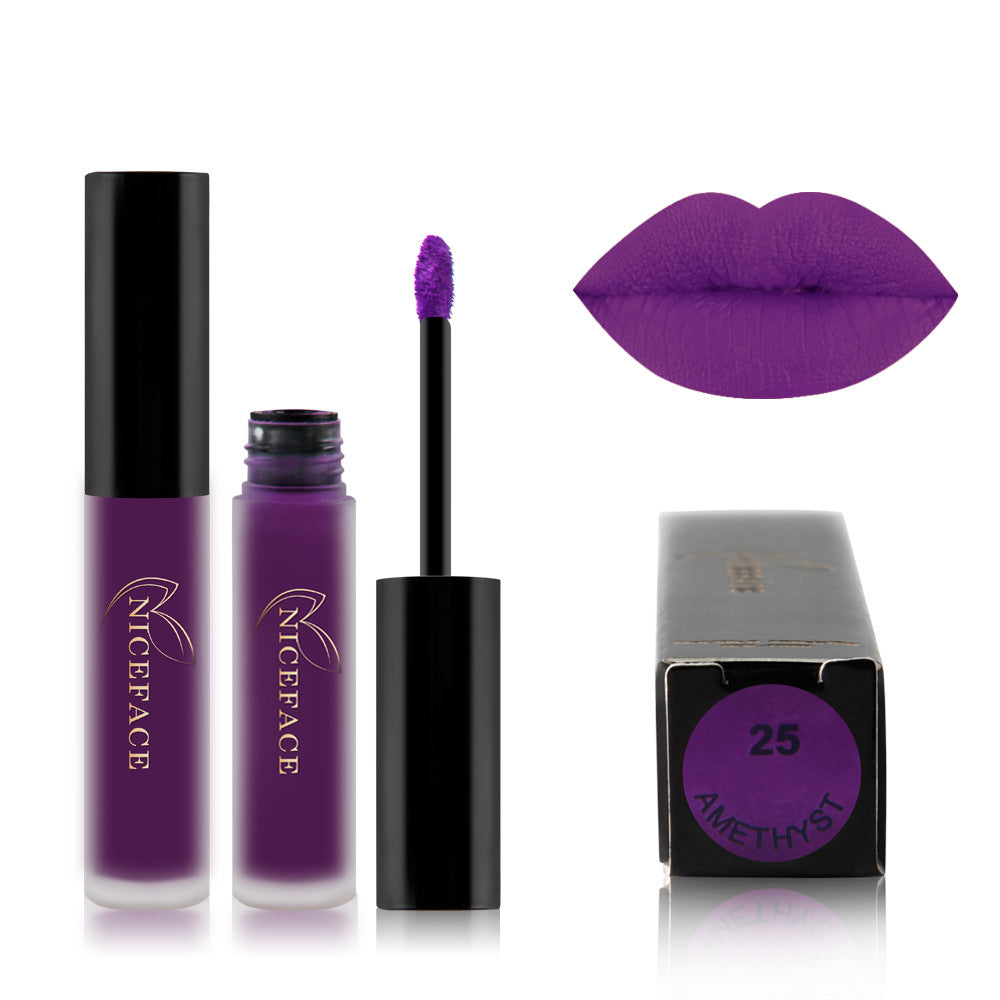Gloss à Lèvres Mat Brume | Couleur Élégante & Fini Velouté