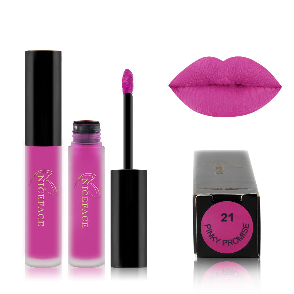 Gloss à Lèvres Mat Brume | Couleur Élégante & Fini Velouté