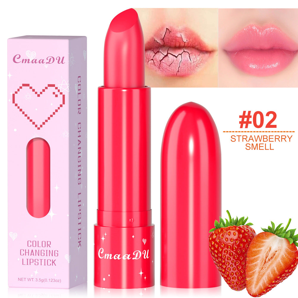 Rouge à Lèvres Hydratant Changeant de Couleur Saveur Fruitée | Couleur Unique & Lèvres Douces