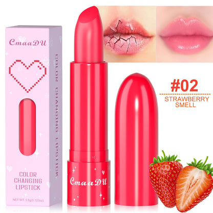 Rouge à Lèvres Hydratant Changeant de Couleur Saveur Fruitée | Couleur Unique & Lèvres Douces