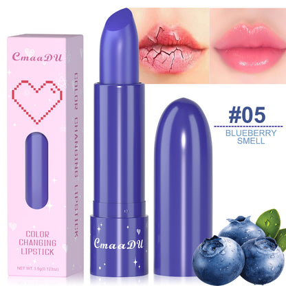 Rouge à Lèvres Hydratant Changeant de Couleur Saveur Fruitée | Couleur Unique & Lèvres Douces