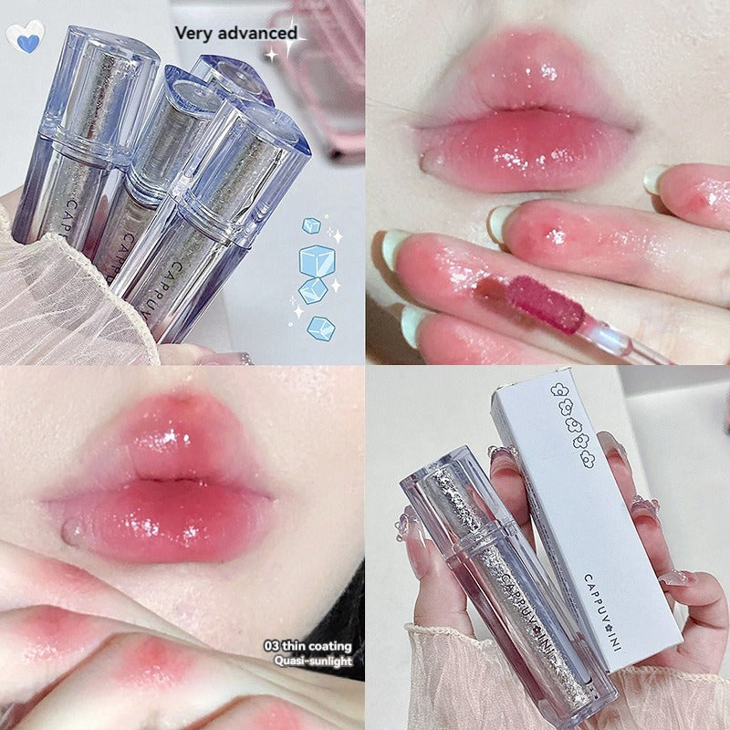 Cappuvini gloss à lèvres miroir effet glace