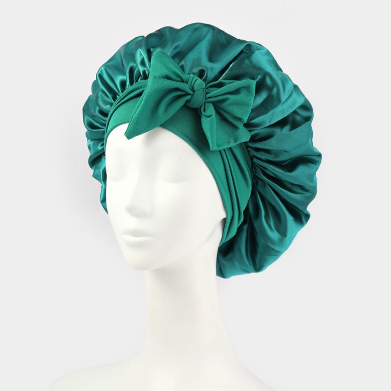 Bonnet de Soin Capillaire Nœud Papillon | Cheveux Protégés & Confort Doux