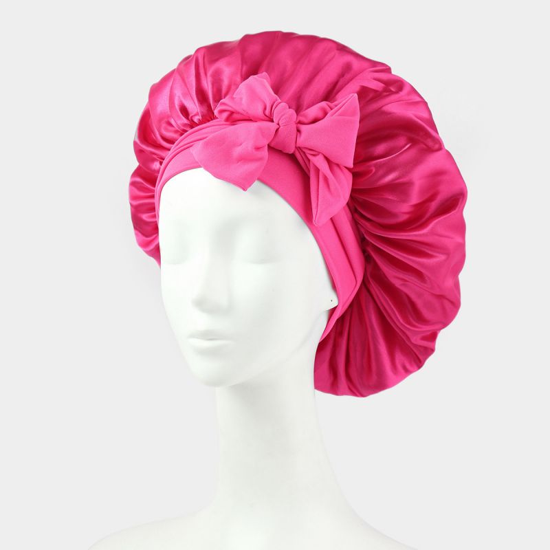 Bonnet de Soin Capillaire Nœud Papillon | Cheveux Protégés & Confort Doux