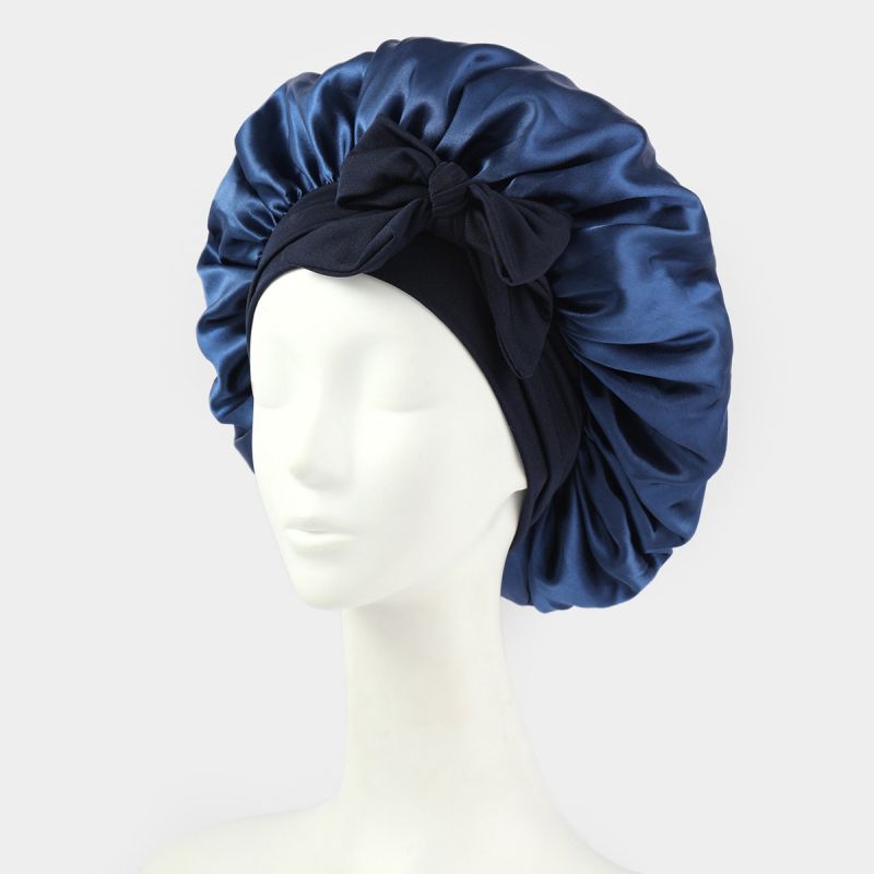 Bonnet de Soin Capillaire Nœud Papillon | Cheveux Protégés & Confort Doux