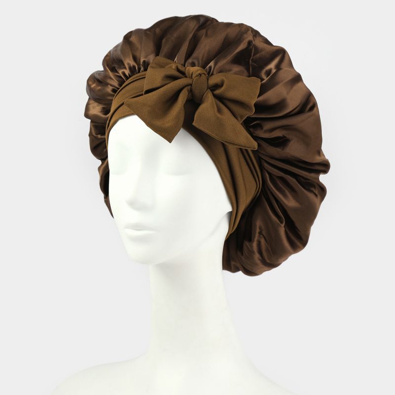 Bonnet de Soin Capillaire Nœud Papillon | Cheveux Protégés & Confort Doux