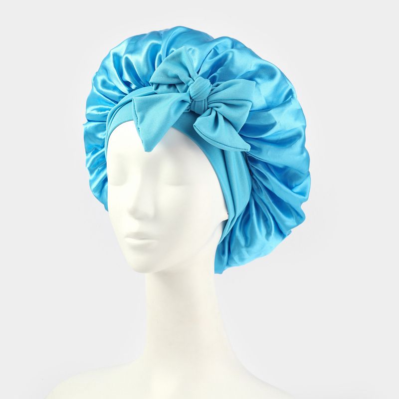 Bonnet de Soin Capillaire Nœud Papillon | Cheveux Protégés & Confort Doux