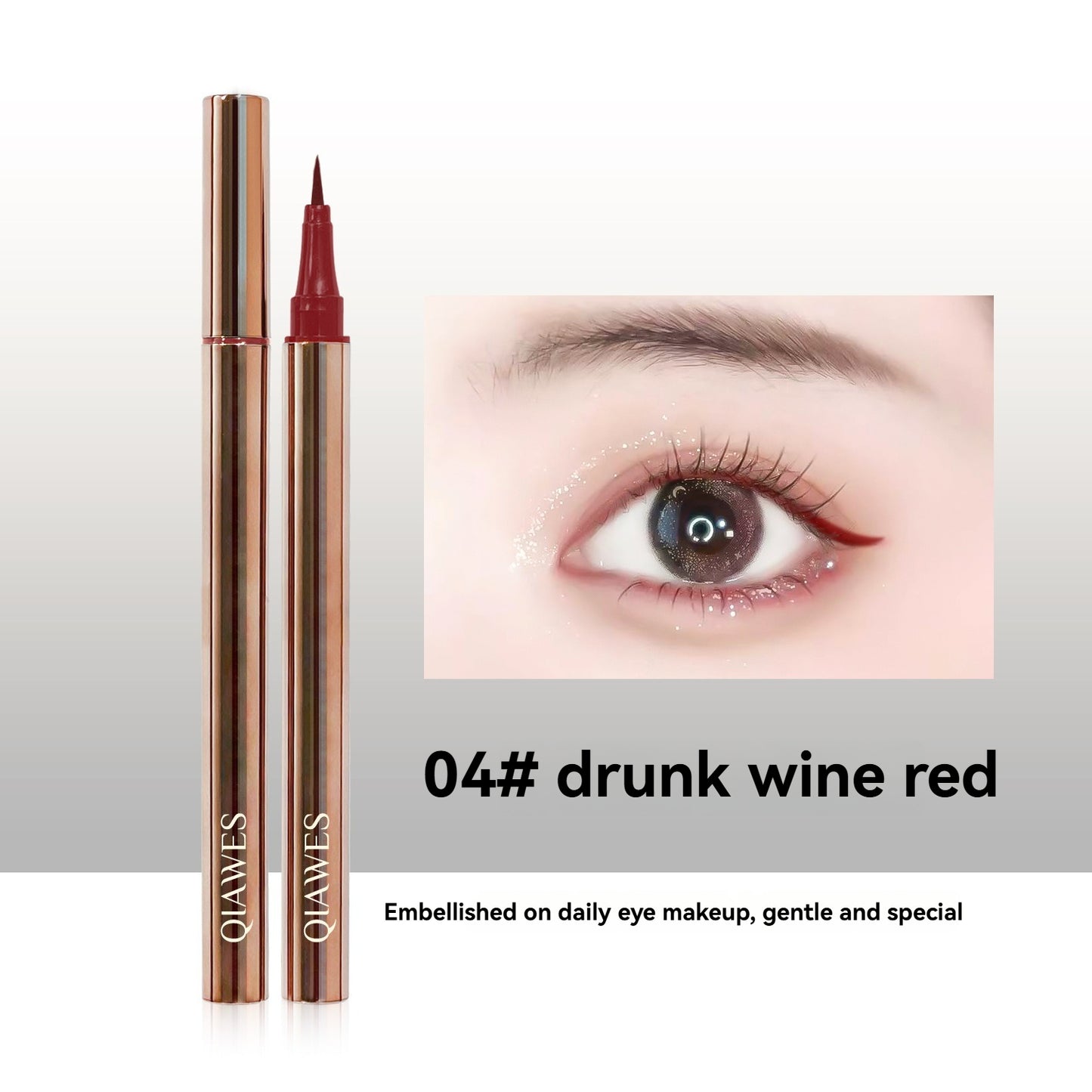 Eyeliner couleur à séchage rapide pour effet yeux de biche | Précision et longue tenue