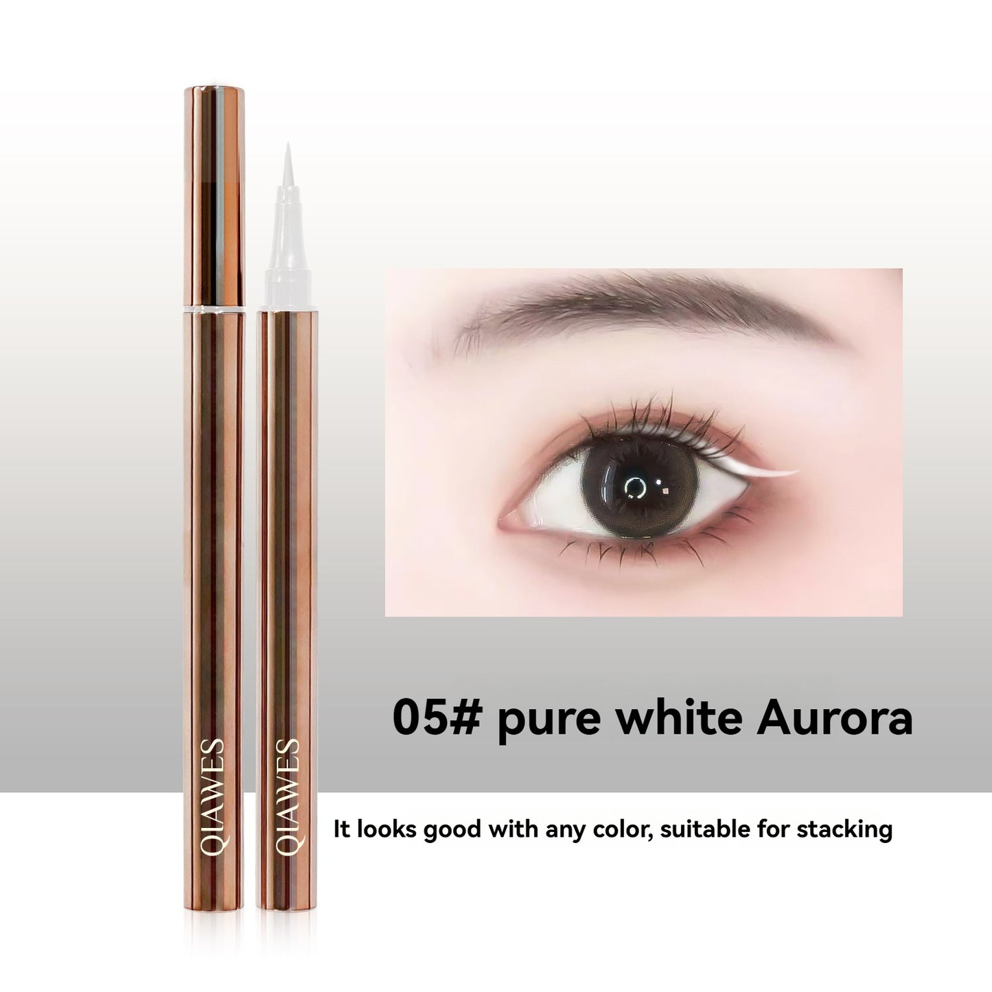 Eyeliner couleur à séchage rapide pour effet yeux de biche | Précision et longue tenue