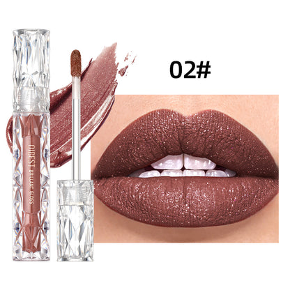Rouge à Lèvres Liquide Diamant | Brillance Intense & Lèvres Glamour