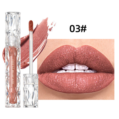 Rouge à Lèvres Liquide Diamant | Brillance Intense & Lèvres Glamour