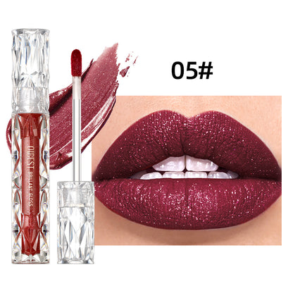 Rouge à Lèvres Liquide Diamant | Brillance Intense & Lèvres Glamour
