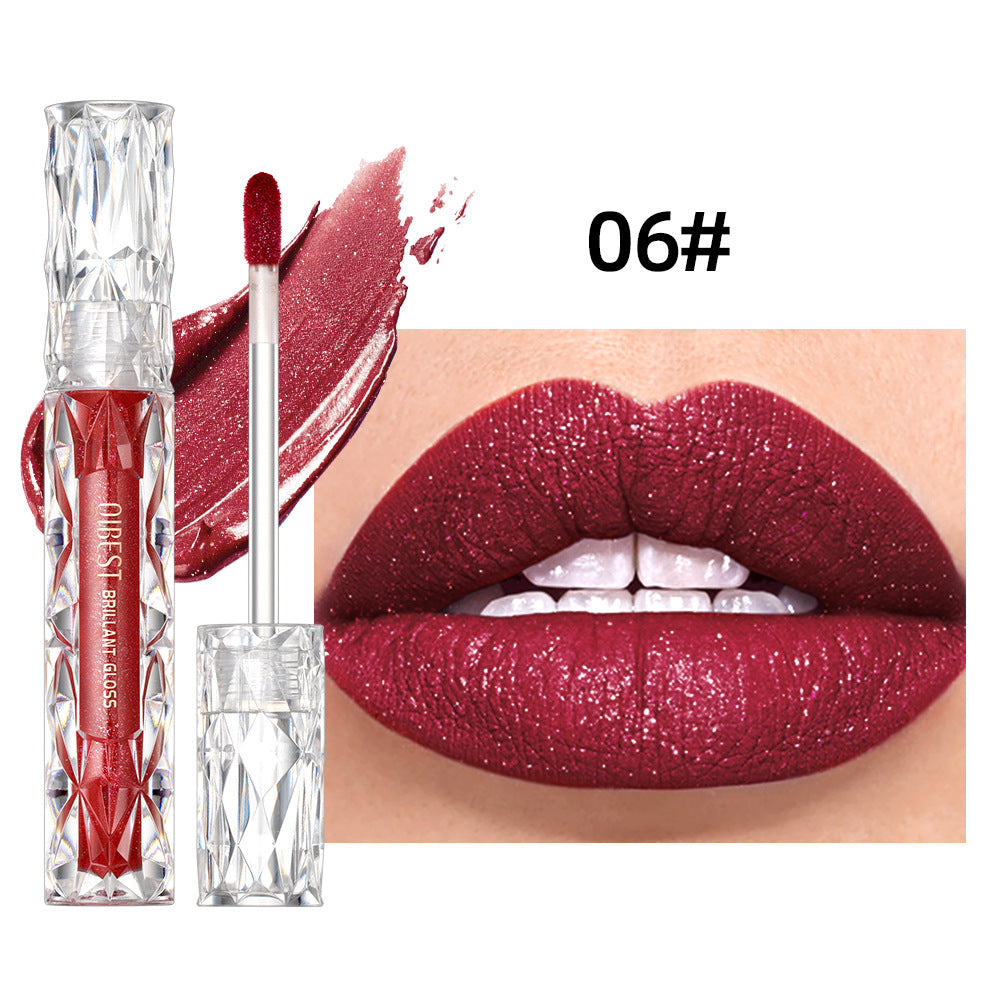 Rouge à Lèvres Liquide Diamant | Brillance Intense & Lèvres Glamour