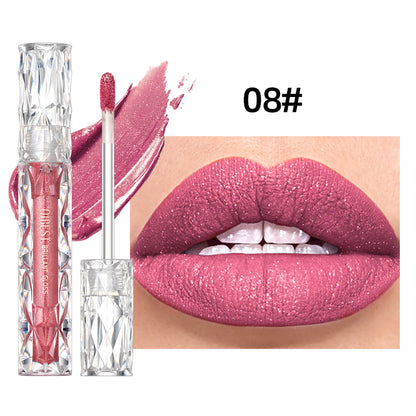 Rouge à Lèvres Liquide Diamant | Brillance Intense & Lèvres Glamour