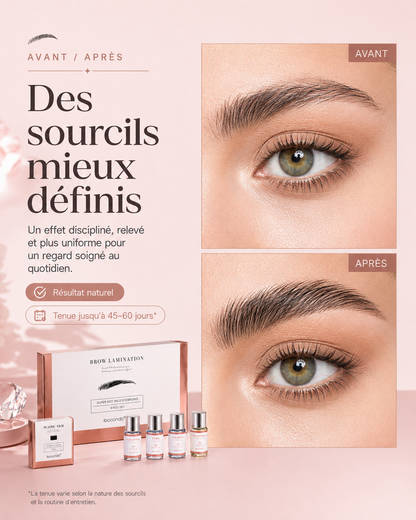 Kit de Lamination des Sourcils – Effet Lifté & Naturel Longue Tenue