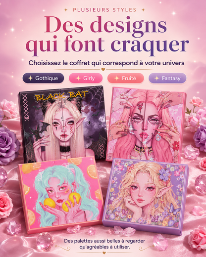 Palette de Maquillage XXL – Couleurs, Éclat & Créativité