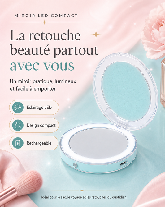 Miroir LED Compact