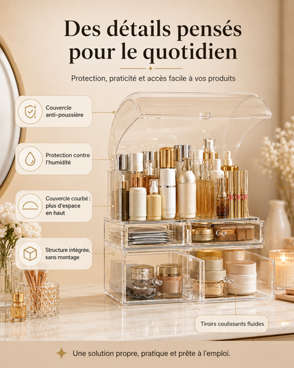 Organisateur de Maquillage XXL – Tout votre espace beauté bien rangé