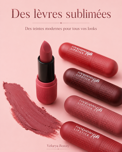 Coffret 6 Rouges à Lèvres Mats – Fini Velours