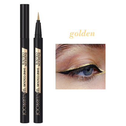 Eyeliner Pailleté Brillant | Regard Étincelant & Maquillage Tendance