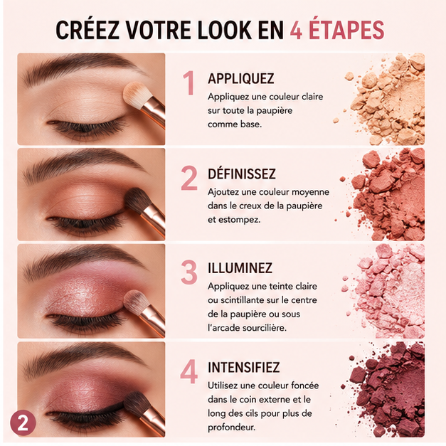 Palette de fards à paupières