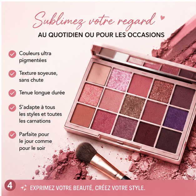 Palette de fards à paupières