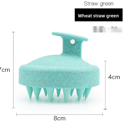 Brosse Shampooing en Fibre de Blé | Massage Cuir Chevelu & Soin Doux