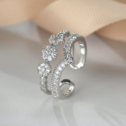 Bague Diamant Forme V | Élégance Raffinée & Style Tendance