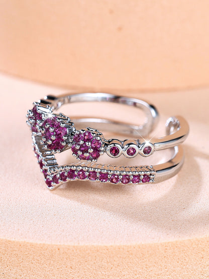 Bague Diamant Forme V | Élégance Raffinée & Style Tendance
