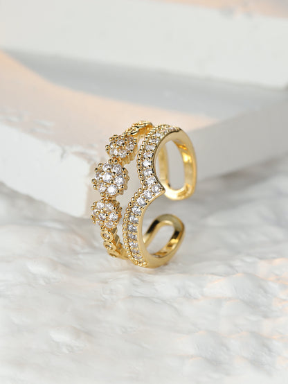 Bague Diamant Forme V | Élégance Raffinée & Style Tendance