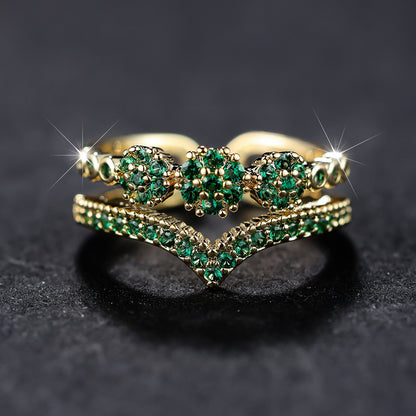 Bague Diamant Forme V | Élégance Raffinée & Style Tendance