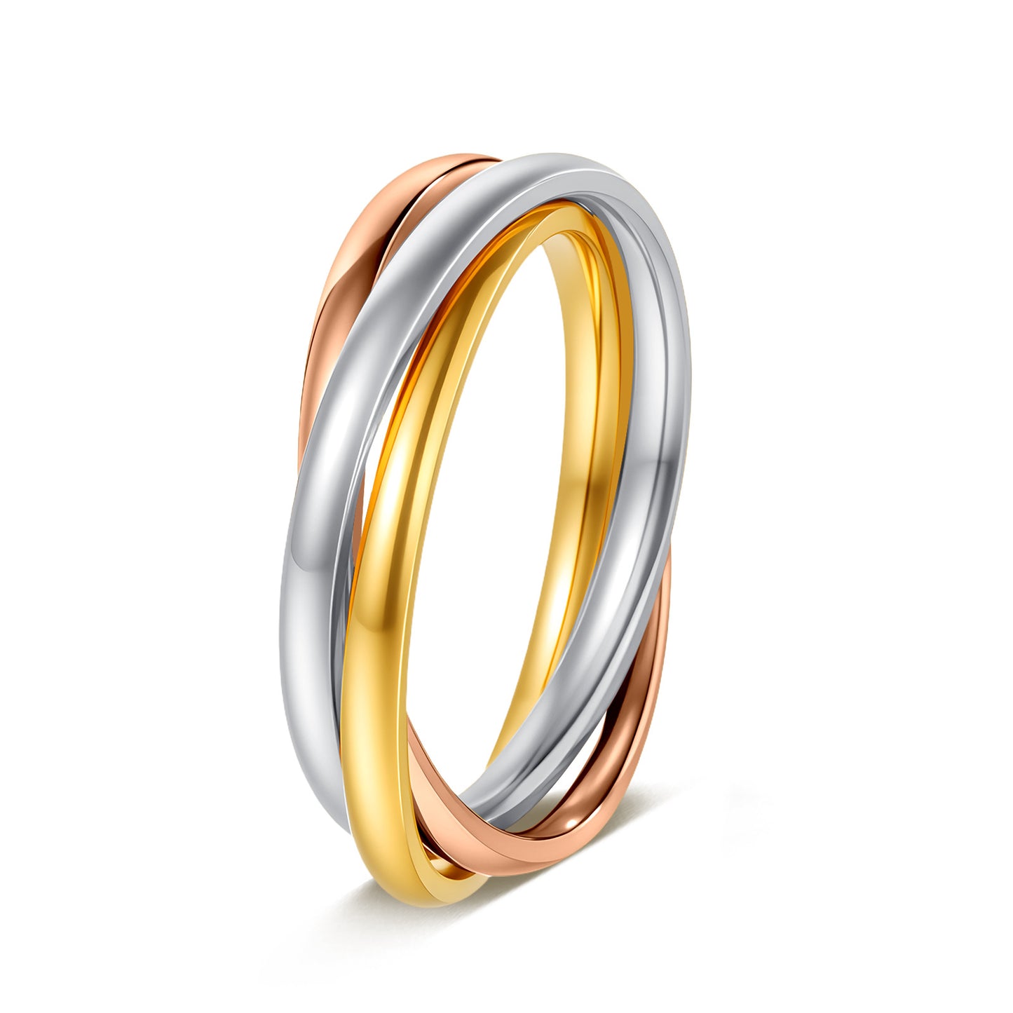 Bague Créative Triple Anneau | Design Moderne & Style Élégant