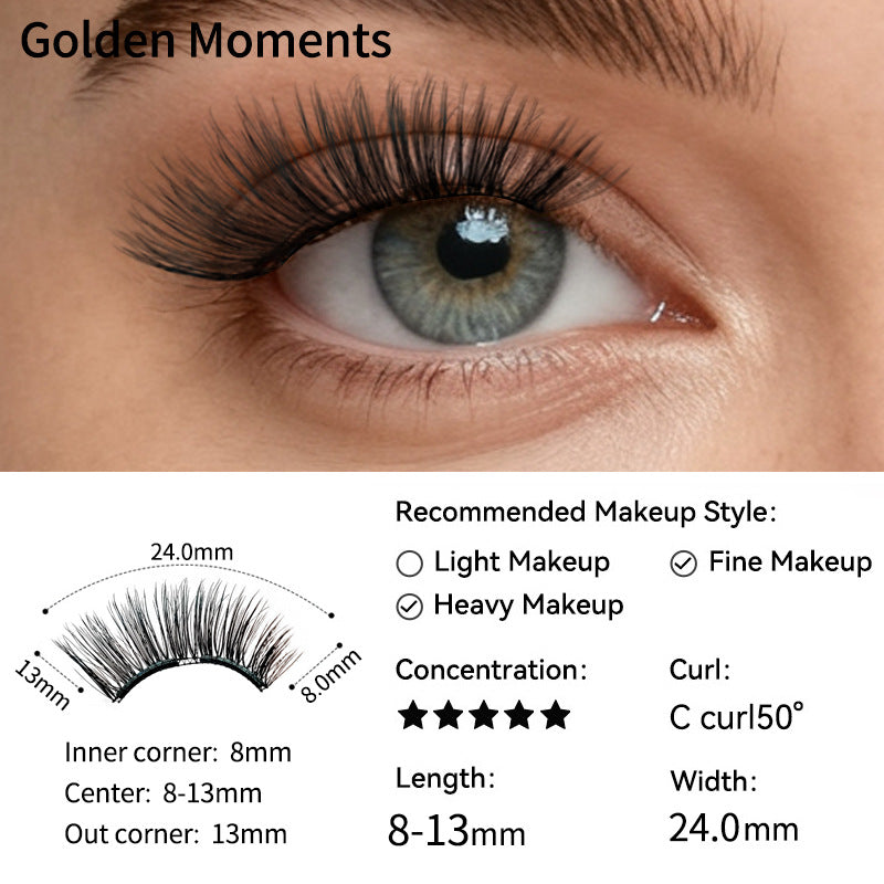 Soft Magnetic Absorption False Eyelashes