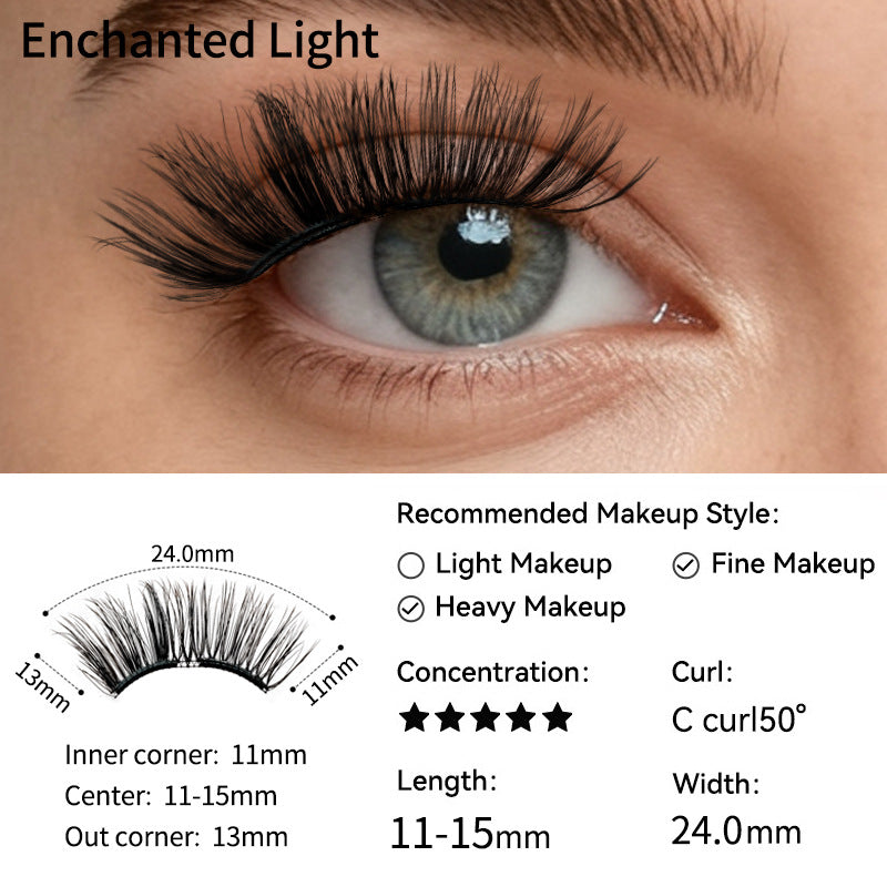 Soft Magnetic Absorption False Eyelashes