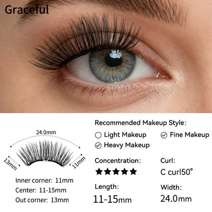 Soft Magnetic Absorption False Eyelashes