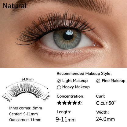 Soft Magnetic Absorption False Eyelashes