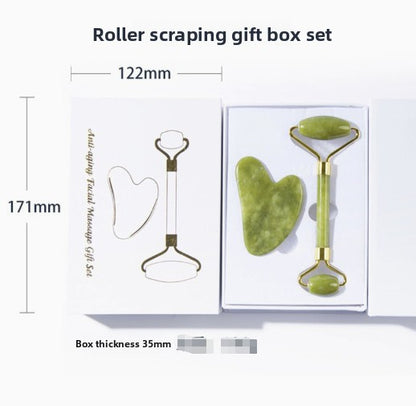 Ensemble de rouleaux de massage en jade | EclatNaturel