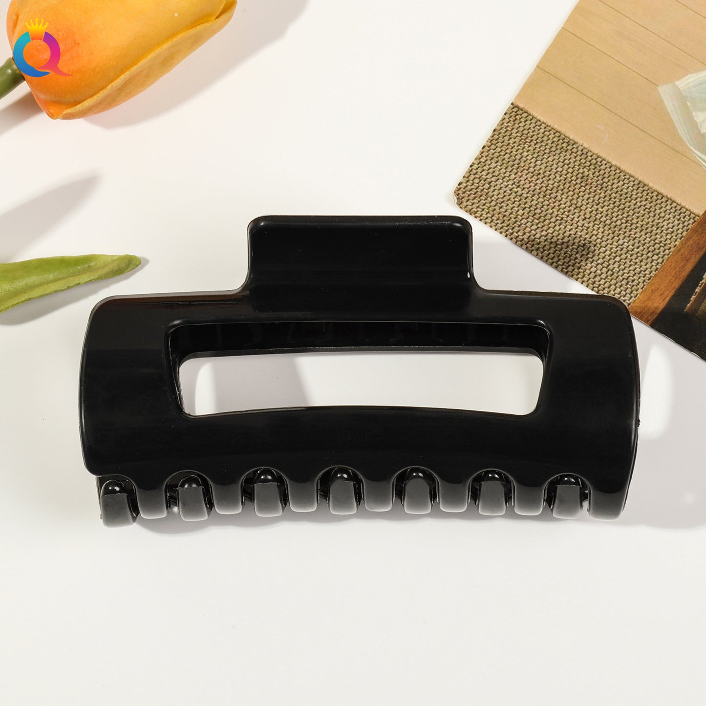 Pince requin en silicone souple | Protection cheveux