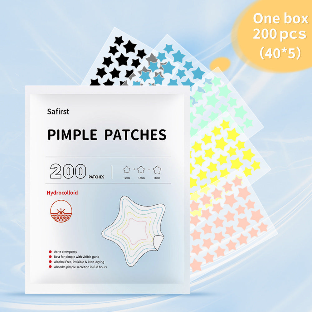 Patchs Anti-Acné Étoile Colorés | Soin & Style au Quotidien