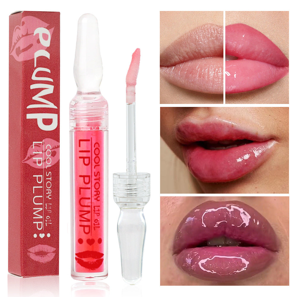 Huile à lèvres colorée, gloss hydratant