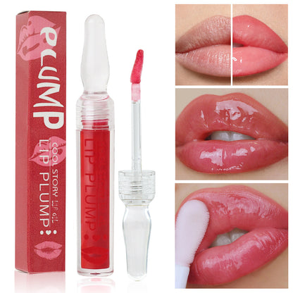 Huile à lèvres colorée, gloss hydratant