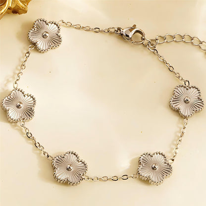 Bracelet à cinq feuilles